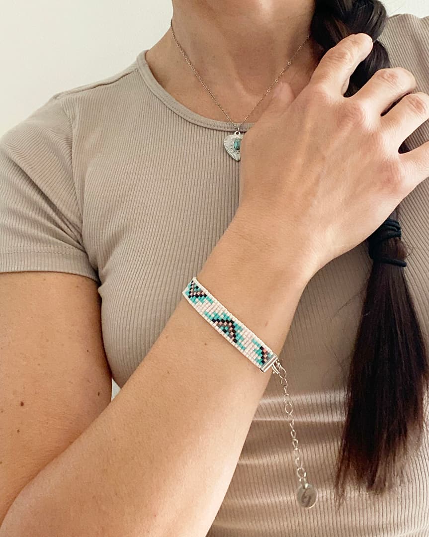 Bracciale Navajo, retro